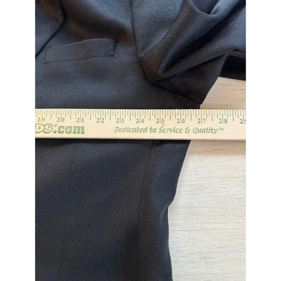Jack Victor Exclusive Collection 48XL 100% Cashmere Black‎ Sport Coat Blazer